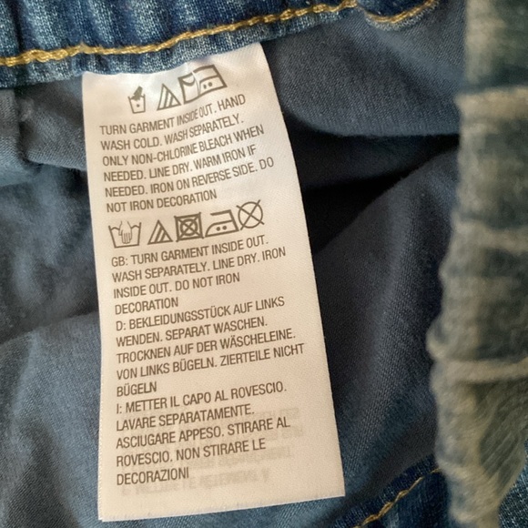 Denim pull-on skort - Picture 7 of 8